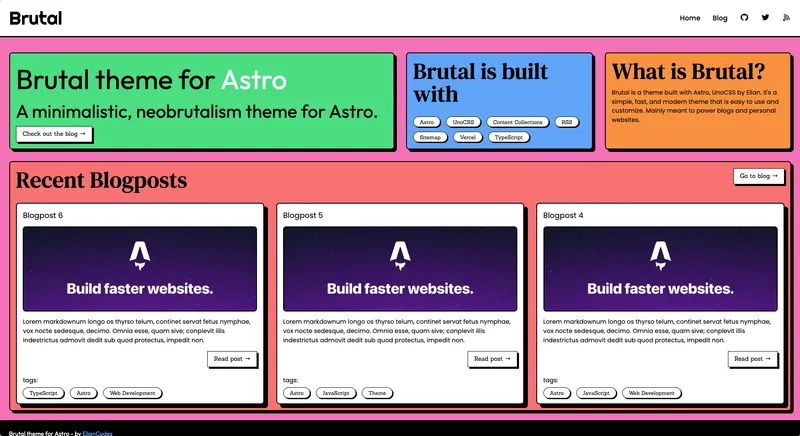 π± Brutal: A theme for Astro